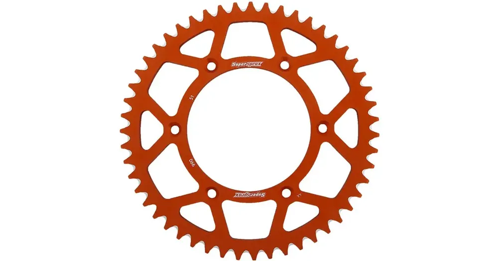 Takaratas 520 51 hammasta, Supersprox 899 (JTR897), alumiinia ERGAL 7075-T6, oranssi Lähetetään Heti