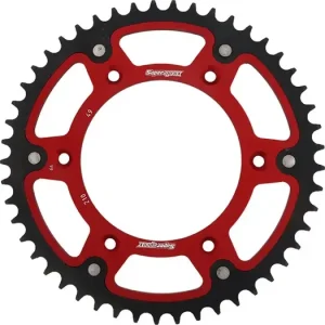 Alennettu Takaratas 520 49 hammasta, Supersprox 289 (JTR210), STEALTH - teräs-alumiini, punainen