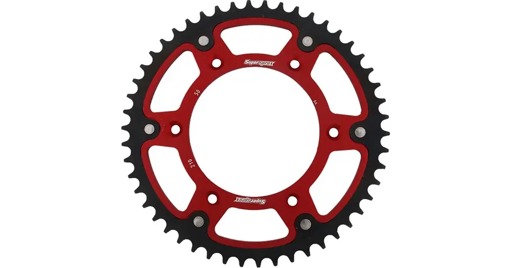 Takaratas 520 50 hammasta, Supersprox 289 (JTR210), STEALTH - teräs-alumiini, punainen Halpa Hinta