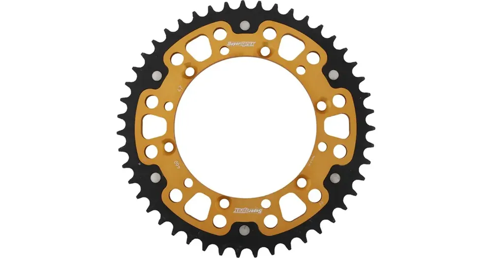 Halpa Takaveto 520 47 hampainen ratas, Supersprox 489 (JTR460), STEALTH - teräs-alumiini, kulta