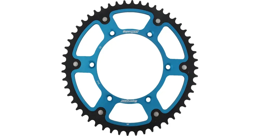 Tehdashinta Takaratas 520 52 hammasta, Supersprox 245 (JTR251), STEALTH - teräs-alumiini, sininen