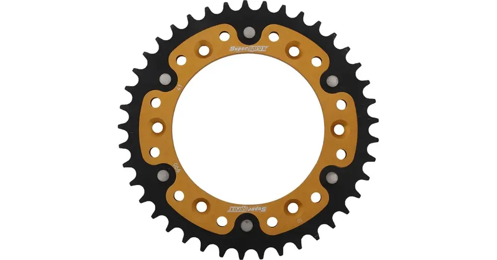 Viimeinen Mahdollisuus Takaratas 520, 41 hammasta, Supersprox 899 (JTR897), Stealth - teräs-alumiini, kultainen