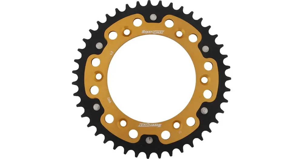 Kampanjahinta Takaratas 520 43 hammasta, Supersprox 899 (JTR897), Stealth - teräs-alumiini, kultainen