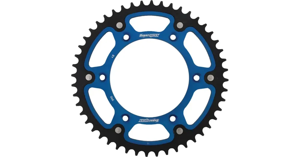 Turvallinen Maksu Takaratas 520 48 hammasta, Supersprox 899 (JTR897), Stealth - teräs-alumiini, sininen