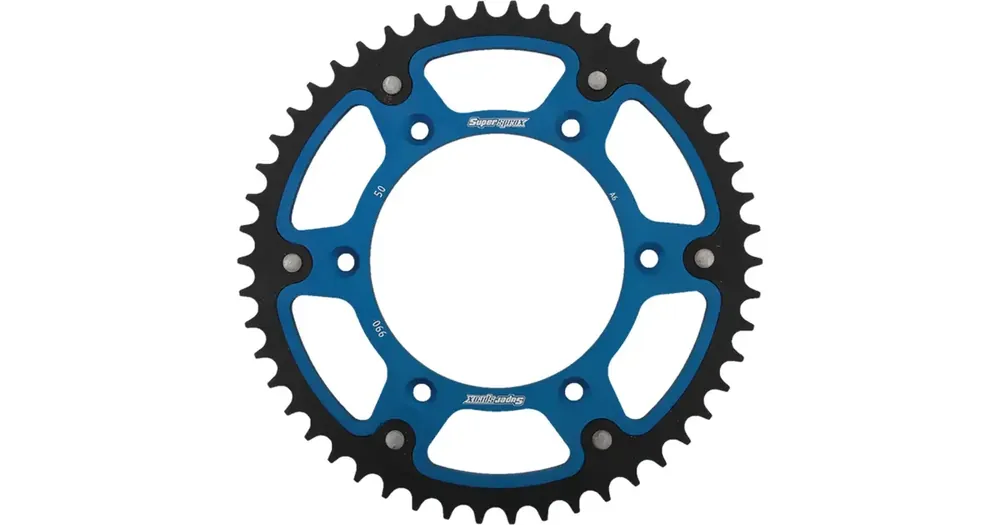 Takaratas 520 50 hammasta, Supersprox 899 (JTR897), Stealth - teräs-alumiini, sininen Alkuperäinen