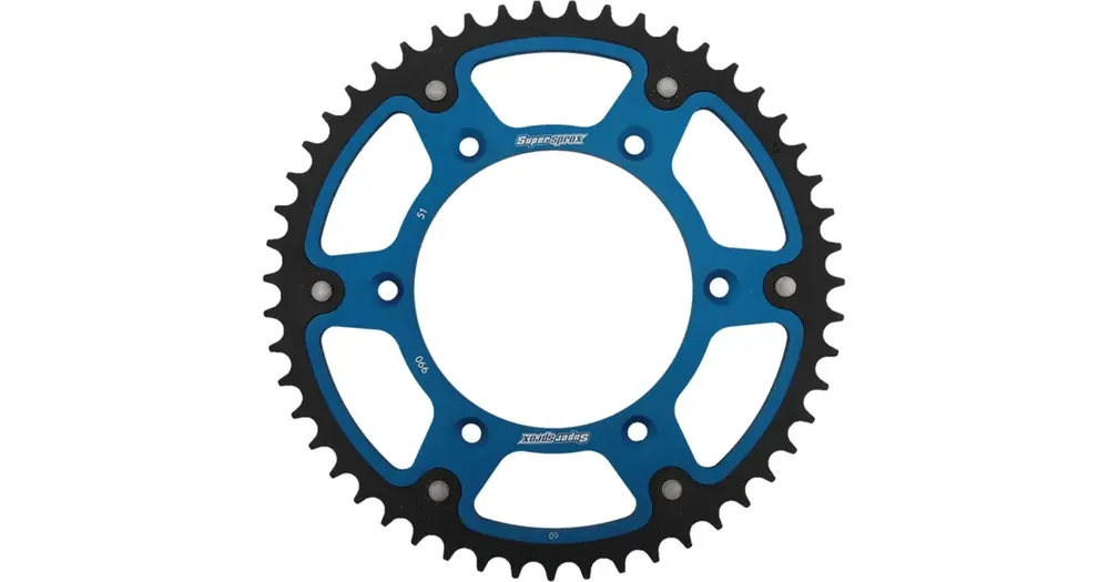 Tilaa Heti Takaratas 520 51 hammasta, Supersprox 899 (JTR897), Stealth - teräs-alumiini, sininen
