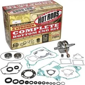 Moottorin pohjan korjaussarja, kampiakseli, laakerit, tiivisteet, tiivisterenkaat, Hot Rods CBK0023 Nopea Toimitus