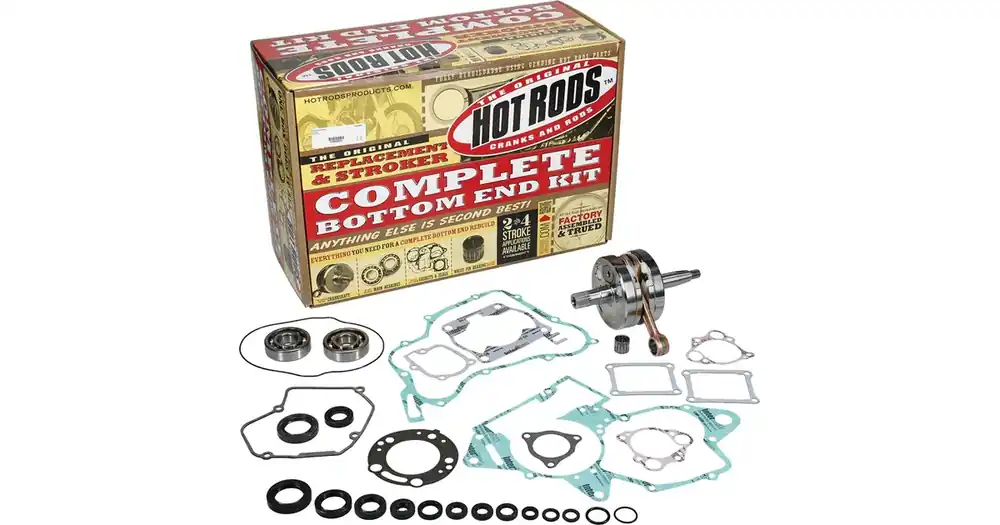 Moottorin pohjan korjaussarja, kampiakseli, laakerit, tiivisteet, tiivisterenkaat, Hot Rods CBK0023 Nopea Toimitus