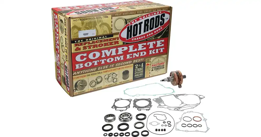 Eniten Myyty Moottorin pohjan korjaussarja, kampiakseli, laakerit, tiivisteet, tiivisteet, Hot Rods CBK0128 (808285) (K073) (822357) (HR 4097)