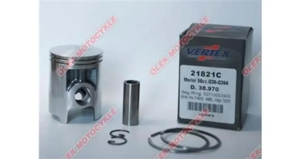 Täydellinen mäntä 38,96 mm Vertex 21821B MORINI G30, G304 Viimeinen Mahdollisuus