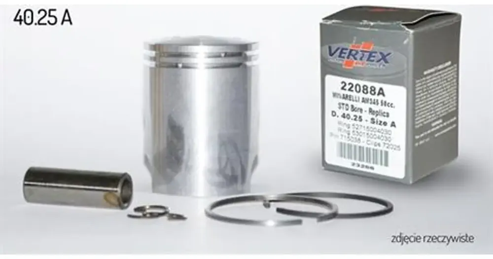 Täydellinen mäntä 40.25mm Vertex REPLICA NICASIL 22088A Paras Hinta