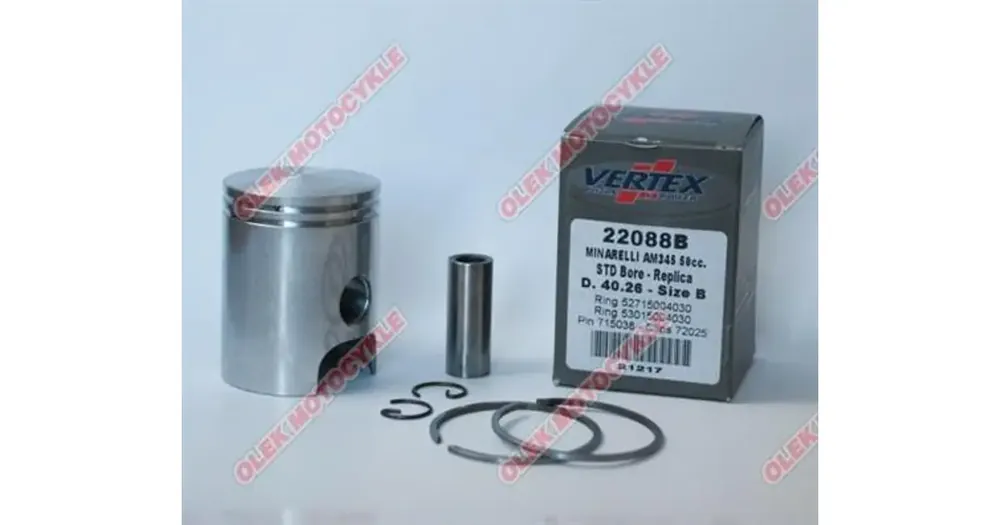 Tarjous Täydellinen mäntä 40.28mm Vertex REPLICA NICASIL 22088D