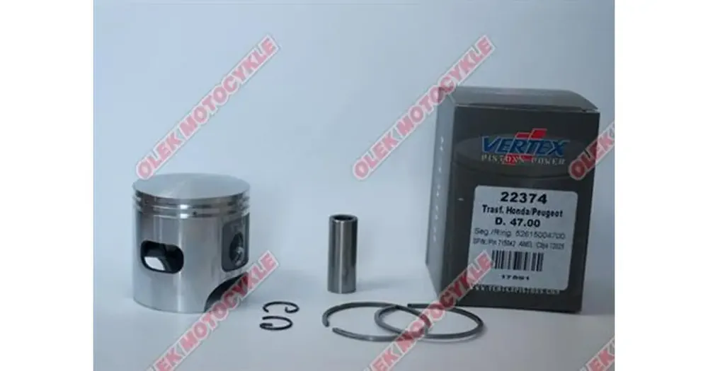 Täydellinen mäntä 47.40mm Vertex TOP PERFORMANCES 22374040 Erikoistarjous