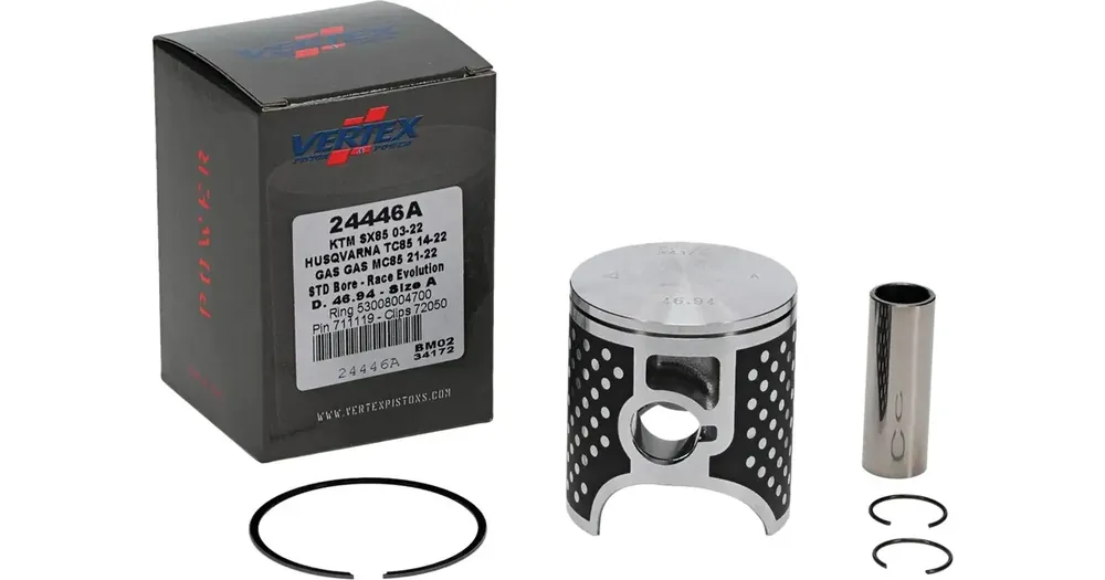 Uusi Kokoelma Täydellinen mäntä 46,94 mm, 1 rengas, Vertex RACE EVOLUTION 24446A