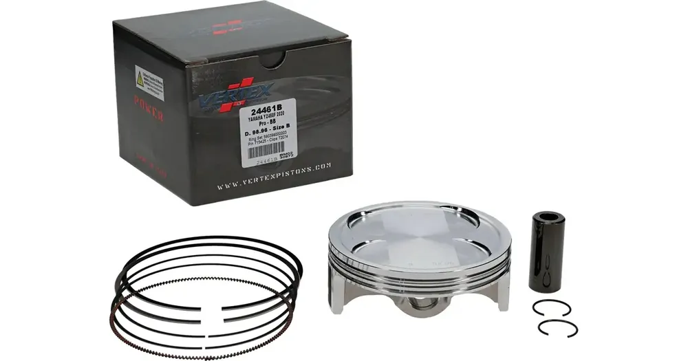 Täydellinen mäntä 98,96 mm, taottu, Vertex BIG BORE 470cc 24461B Poisto
