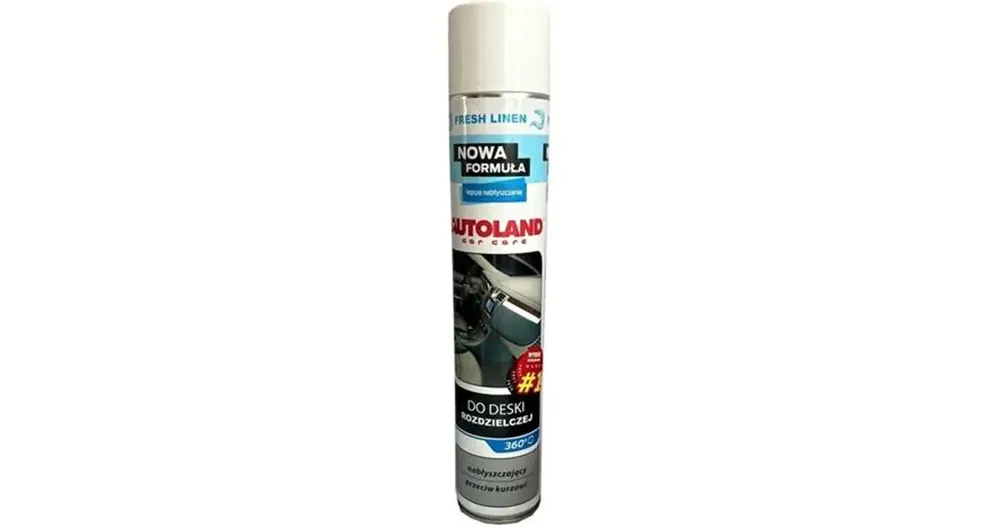 Nopea Toimitus Autolandin Fresh Linen -kojelaudan, muovin ja puun puhdistusaine, spray 750 ml
