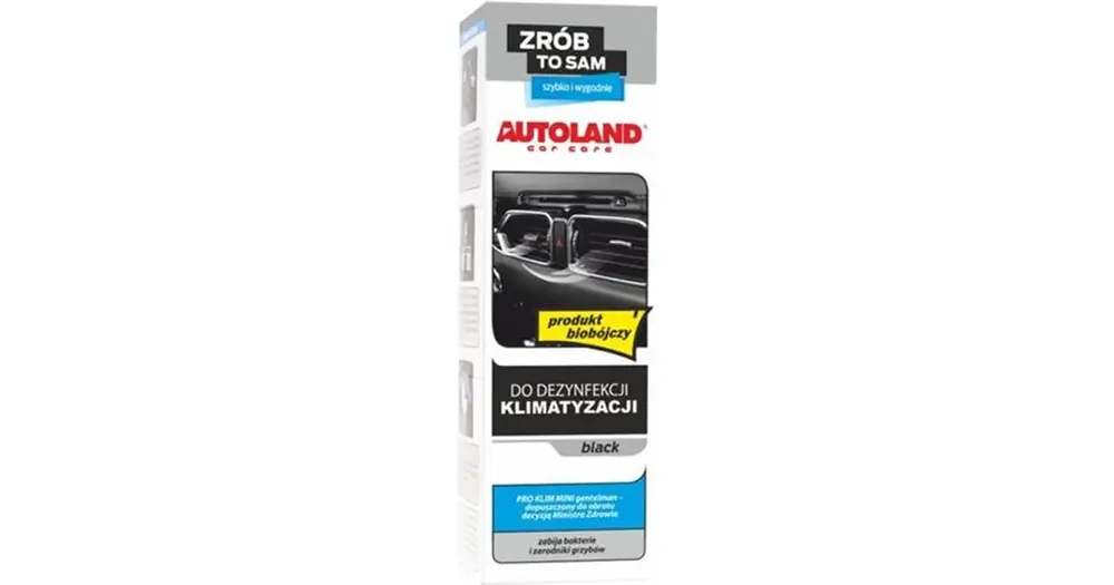 Edullinen Hinta Ilmastointilaitteiden puhdistus- ja desinfiointiaine, Autoland PRO-KLIM Mini, Musta, 200ml