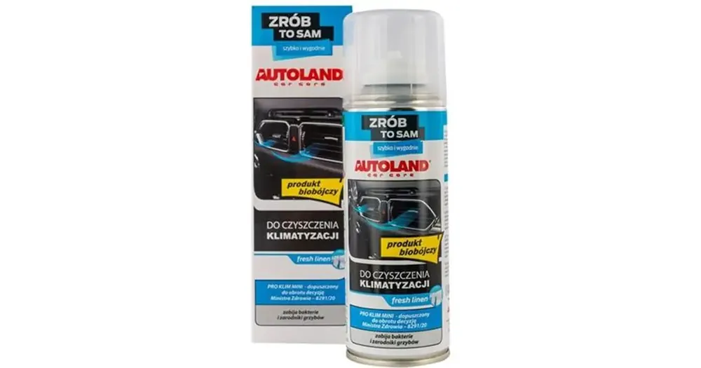 Turvallinen Maksu Ilmastointilaitteen puhdistus- ja desinfiointiaine, Autoland PRO-KLIM Mini, Fresh Linen, 200ml