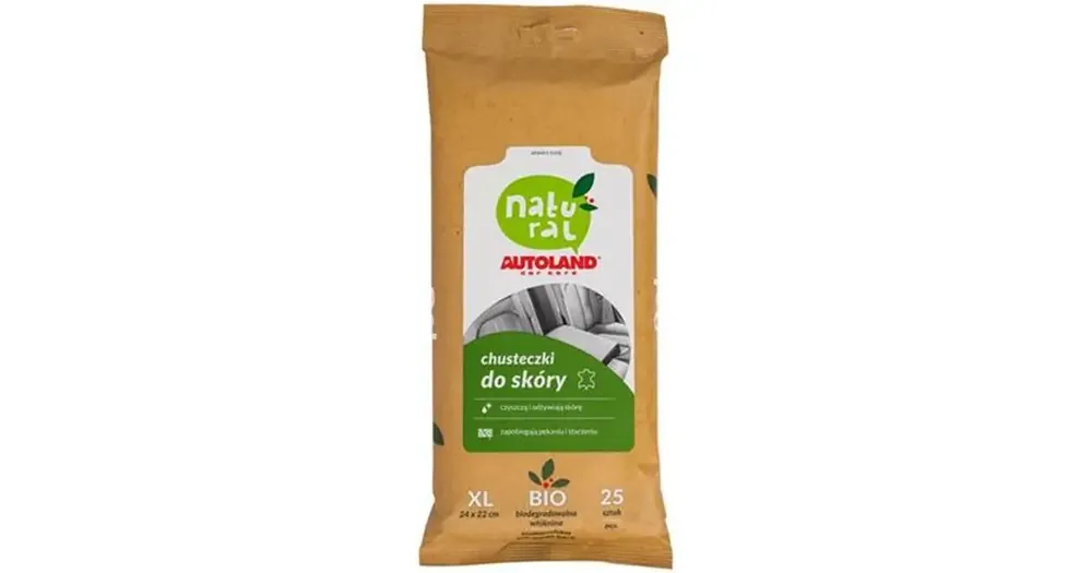 Pakollinen (Must-Have) Nahkapyyhkeet, puhdistukseen, hoitoon ja suojaamiseen, Autoland Natural Bio, 25 kpl