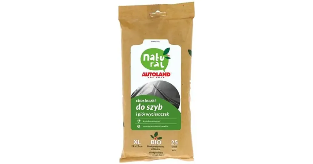 Autoland Natural Bio -pyyhkimet tuulilaseille ja pyyhkijänsulille, 25 kpl Alennettu
