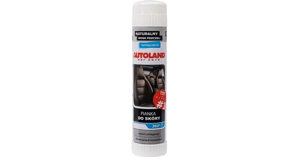 Luonnonmukaista mehiläisvahaa sisältävä nahanpuhdistus- ja hoitovaahto, Autoland Car Care, 400ml Superhinta