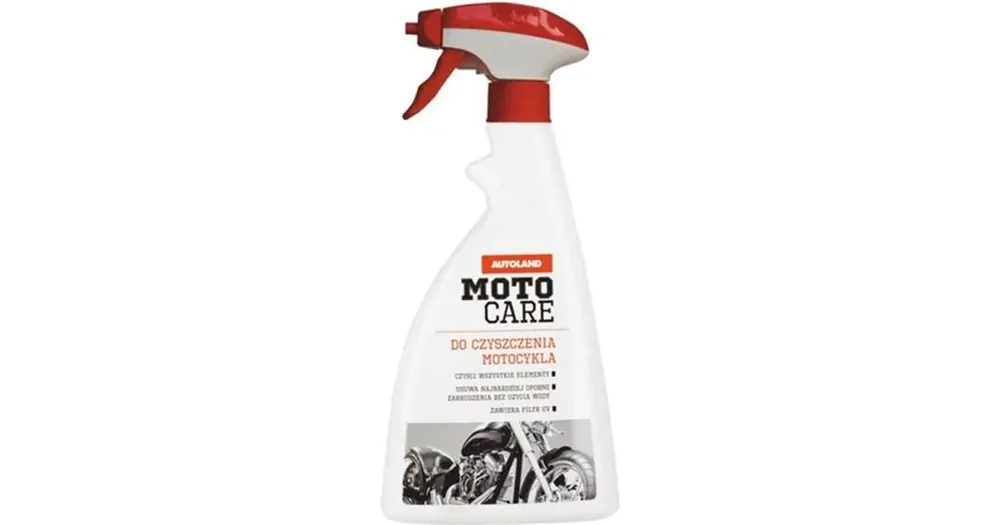 Korkea Laatu Moottoripyörän, skootterin ja mönkijän puhdistusaine, vaahtoamaton, Autoland Motocare, 500ml