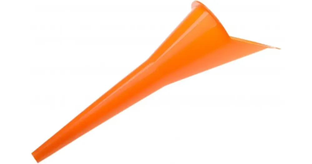 Muovinen suppilo, 28 cm, oranssi Loppuunmyynti