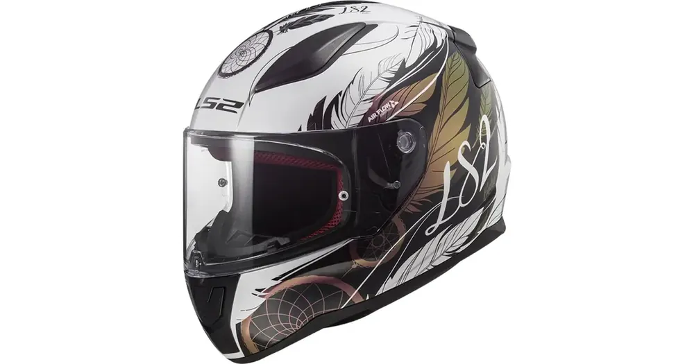 LS2 FF353 Rapid II Boho umpikypärä, valkoinen/musta/valkoinen/pinkki Halpa