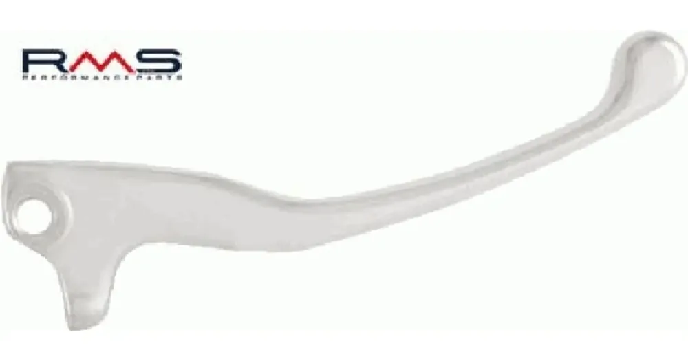 Poisto Jarrukahva oikea, hopea, RMS, MBK Ovetto 50-100 / Yamaha Neos 50-100