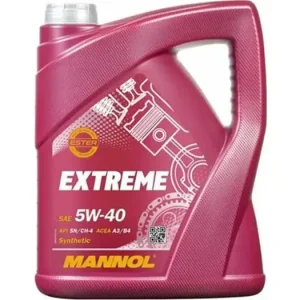 5W40 täyssynteettinen moottoriöljy henkilöautoihin 5L, Mannol Extreme 7915 Tarjoushinta