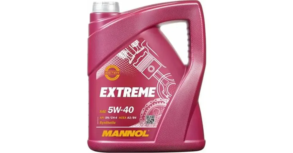 5W40 täyssynteettinen moottoriöljy henkilöautoihin 5L, Mannol Extreme 7915 Tarjoushinta