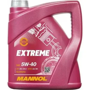 Moottoriöljy autoihin 5W40 synteettinen 4L, Mannol Extreme 7915 Suoraan Valmistajalta