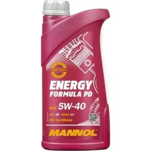 Moottoriöljy autoihin 5W40 synteettinen 1L, Mannol Energy Formula PD 7913 Nopea Toimitus