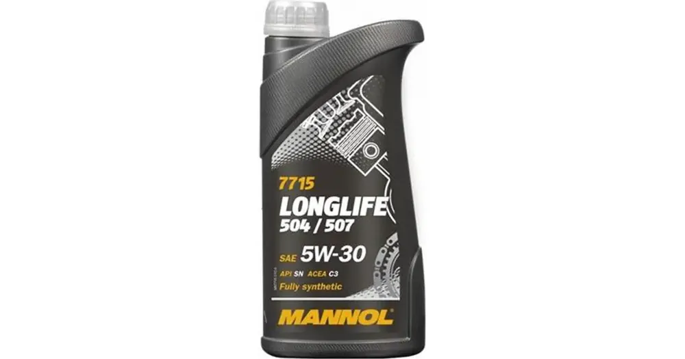 Moottoriöljy autoihin 5W30 synteettinen 1L, Mannol Longlife 504/507 7715 Ajankohtainen