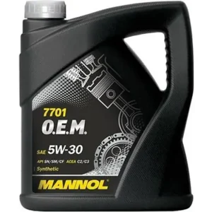 Auton moottoriöljy 5W30 synteettinen 4L, Mannol Energy Formula OP 7701 Viikonlopputarjous