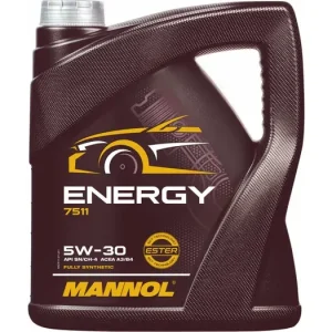 Moottoriöljy 5W30, täyssynteettinen, 4 litraa, Mannol Energy 7511 Tukkuhinta