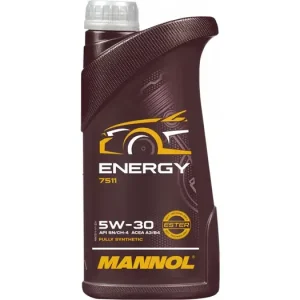 Moottoriöljy 5W30 täyssynteettinen 1L, Mannol Energy 7511 Korkea Laatu