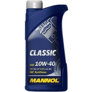 Korkea Laatu Moottoriöljy 10W40 puolisynteettinen 1L, Mannol Classic 7501 (henkilöautoihin)