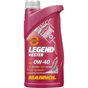 Moottoriöljy 0W40 synteettinen 1L, Mannol Legend + Ester 7901 Ajankohtainen