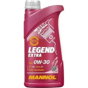 Moottoriöljy autoihin 0W30 synteettinen 1L, Mannol Legend Extra 7919 Suosittu