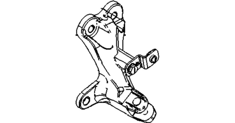 Turvallinen Maksu Vasemman jalkatuen kiinnike Kymco AK 550