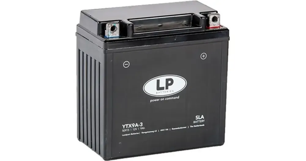 Landport YTX9A-3 huoltovapaa akku (YB9L-A2/B) 12V 9Ah 135x75x138mm 120CCA Suoraan Valmistajalta