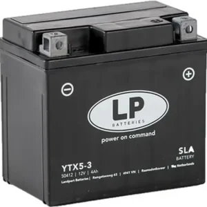 Päivän Tarjous Landport YTX5-3 (YTX5L-BS) huoltovapaa akku 12V 4Ah 113x70x105mm 80CCA