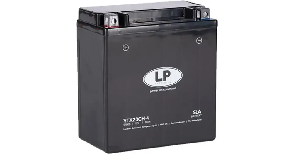 Sertifioitu Landport YTX20CH-4 (YTX20CH-BS) huoltovapaa akku 12V 19Ah 150x87x163mm 320CCA