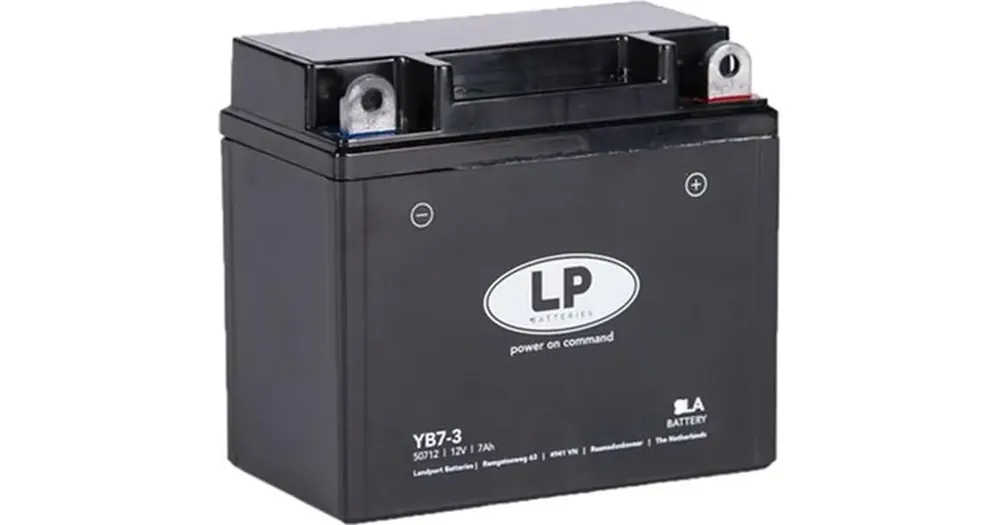 Tehdashinta Landport YB7-3 (YB7L-B) huoltovapaa akku 12V 7Ah 137x75x124mm 80CCA