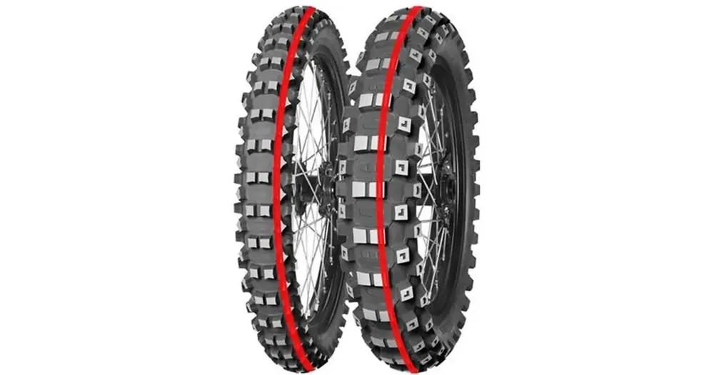 Mitas 90/90-14 TERRA FORCE-MX MH PITCROSS MEDIUM HARD -maastomoottoripyörän rengas (PUNAINEN RAITA) TT 46M NHS eteen Osta Tänään