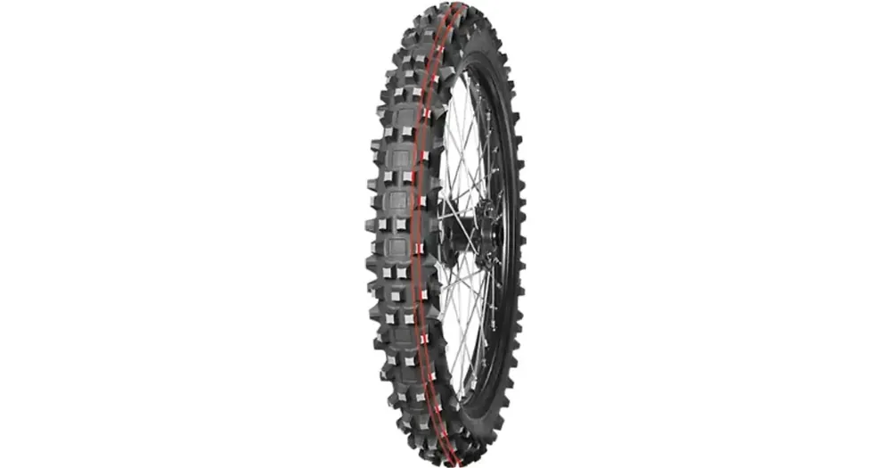 Asiakkaiden Suosikki Mitas 110/90-19 TERRA FORCE MX-SAND 62M TT offroad-moottoripyörän rengas (KAKSOISPUNAINEN VIIVA) taka