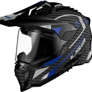 Alennus Kask Adventure LS2 MX701 Explorer Carbon Adventure Sininen