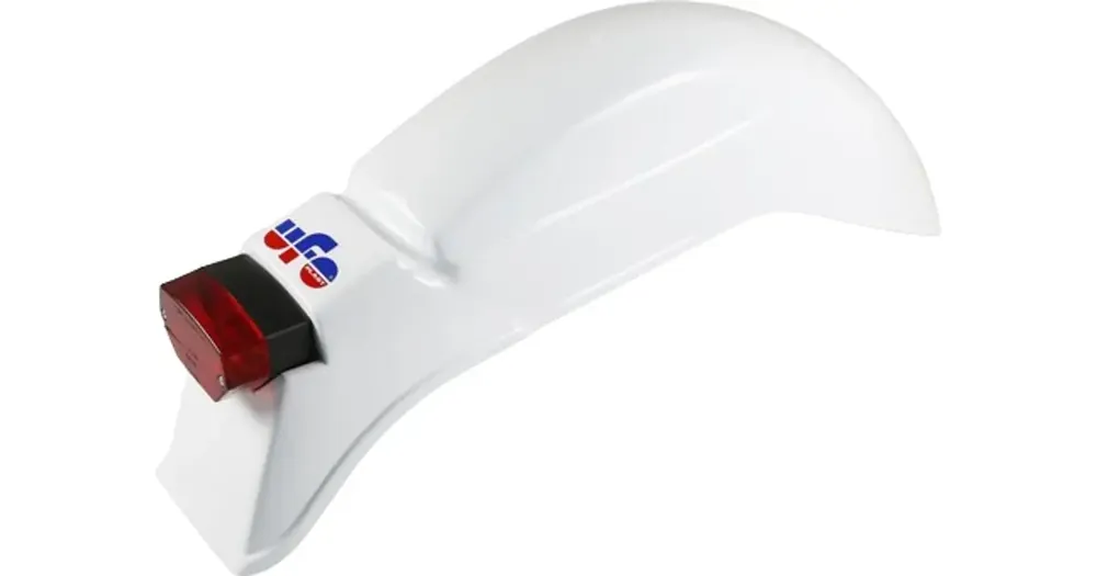 Edullinen Hinta Takalokasuoja lampulla, valkoinen, oldtime UFO Plast ME08034W