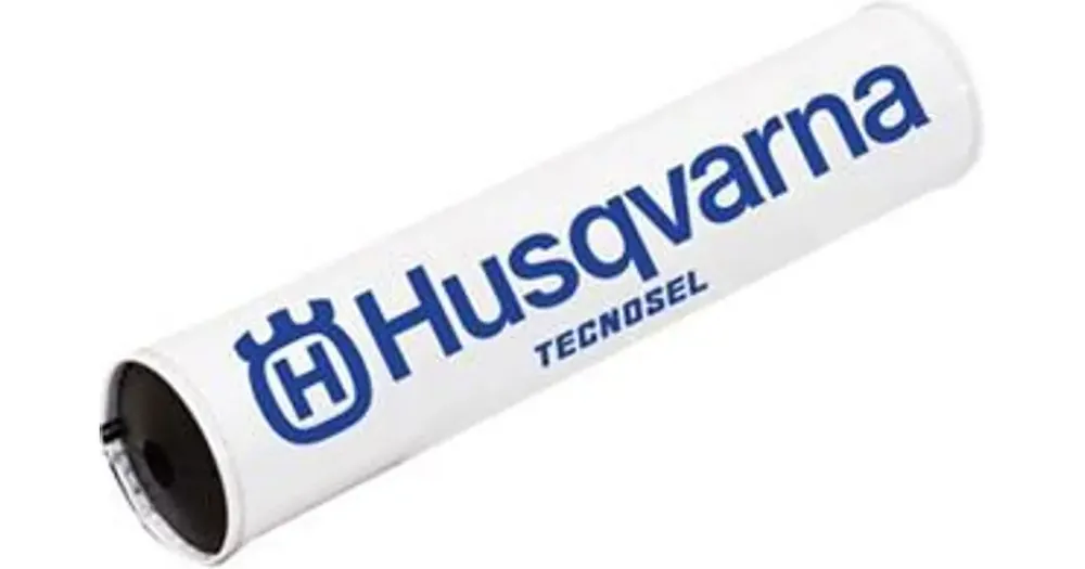 Flash-Tarjous Ohjaustangon pehmuste, valkoinen, Husqvarna-logolla, Blackbird